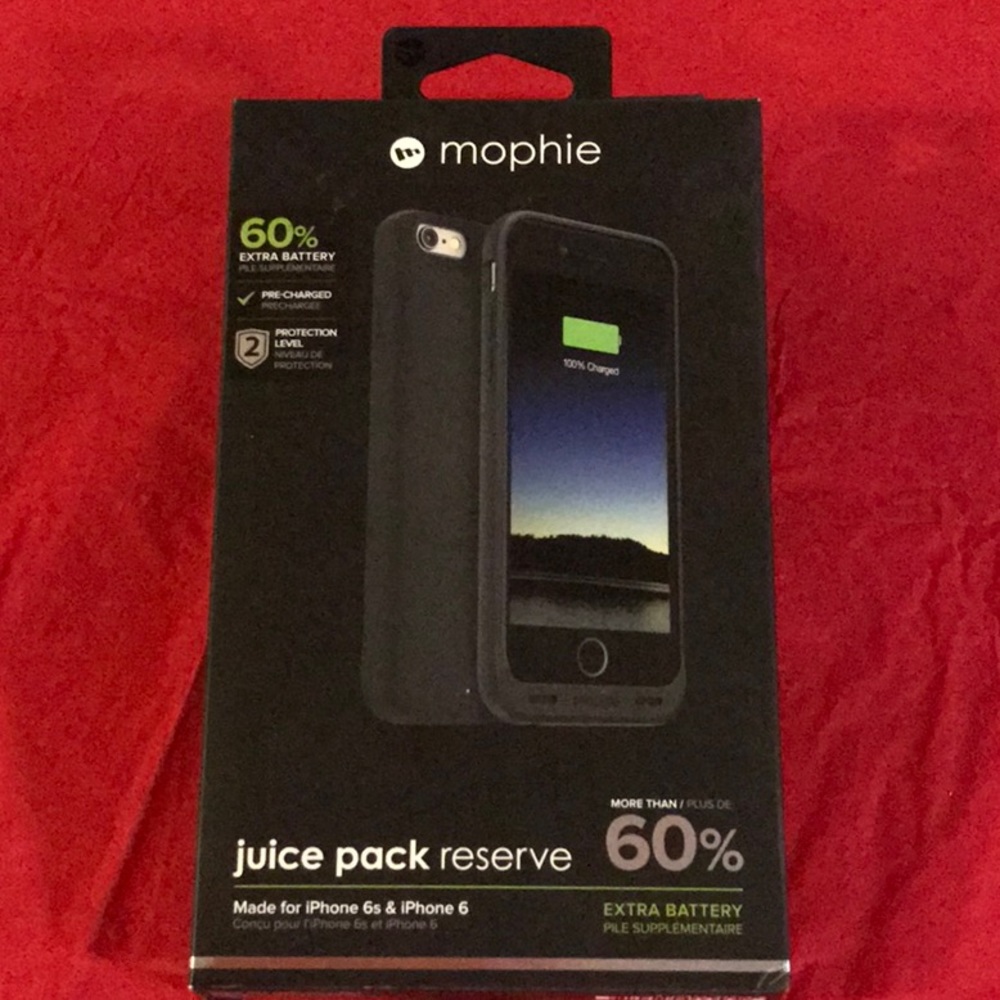 Mophie Juice Pack Reserve extra battery phone case